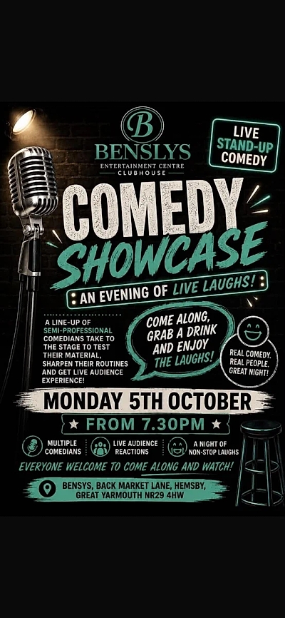 Benslys Open Mic Comedy night