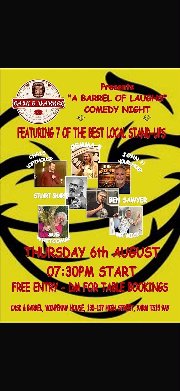 Barrel Of Laughs - comedy show