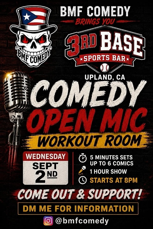 Open Mic night / Workout room - comedy show
