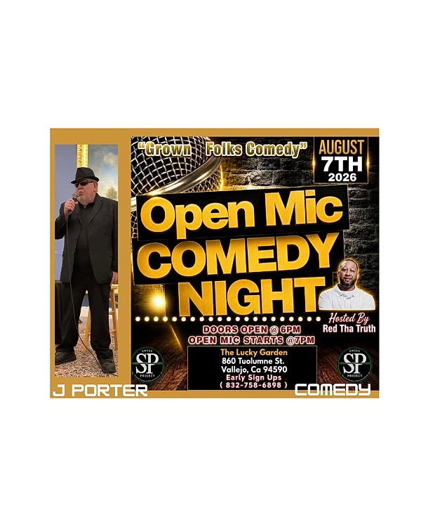 GFC Vallejo Open Mic Lucky Garden Resturant - comedy show