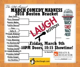 March Comedy Madness 2018 Boston Bracket at Laugh