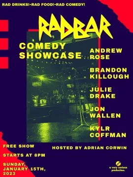 RADBAR! Comedy Showcase 