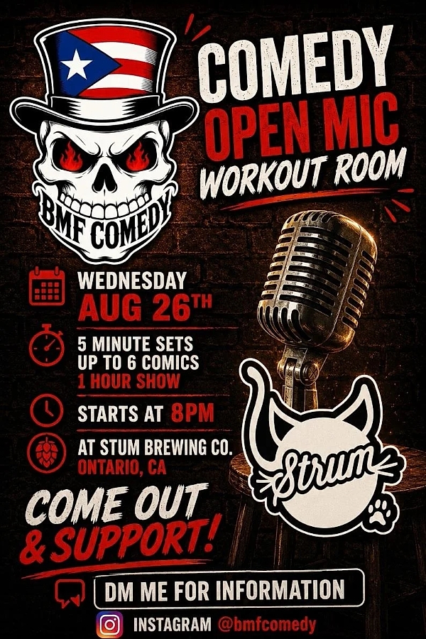 Open Mic Comedy Night / Workout Room - comedy show