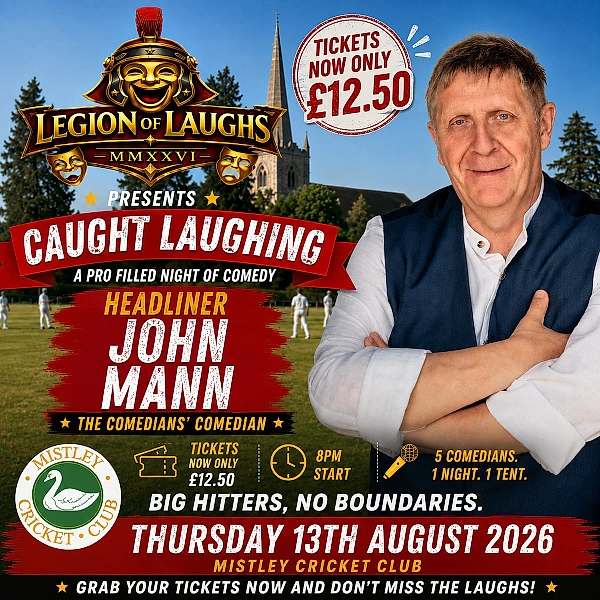 Comedy at Mistley CC - comedy show