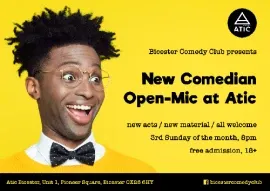 New Comedian Open Mic at Atic, 17th Feb 2019