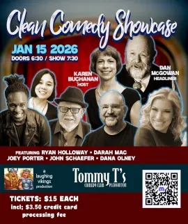 Clean Comedy Showcase at Tommy Ts